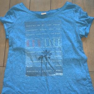 Blue Hollister T-shirt